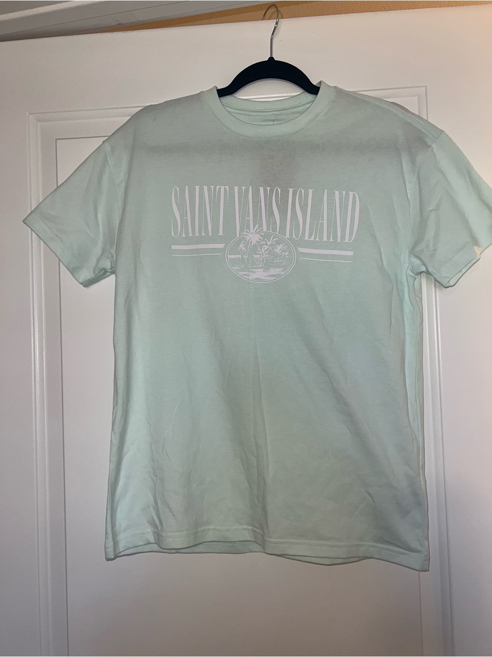 Vans Mint Green Saint Vans Island Logo Tee